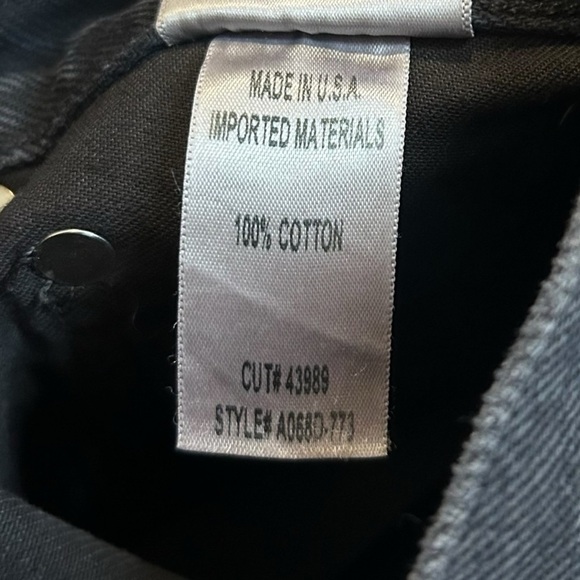 AGOLDE Quinn High Rise Black Denim Mini Skirt- Size 30 - Picture 10 of 11